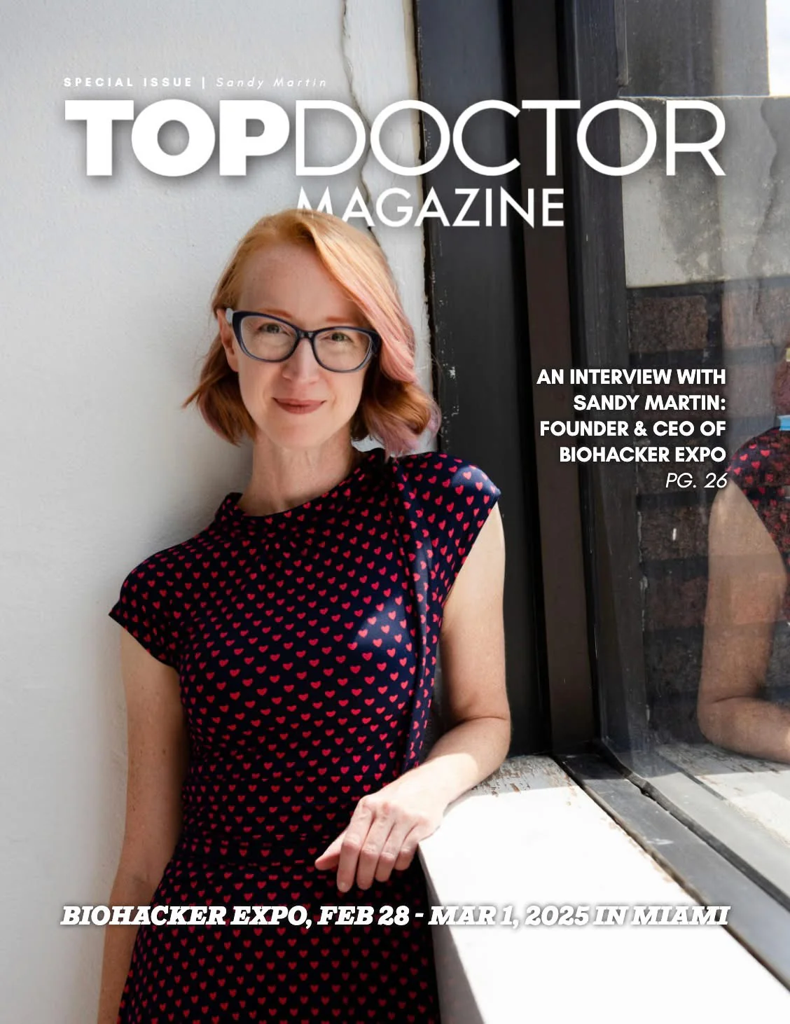 Sandy Martin featured in Top Doctor Magazine